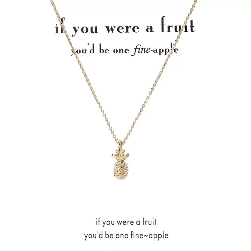Essential Gold Plated 🍍 Necklace & Pendant